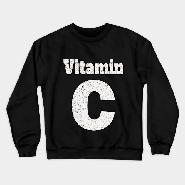 Vitamin C || workout gym Yoga Crewneck Sweatshirt by Hussein@Hussein